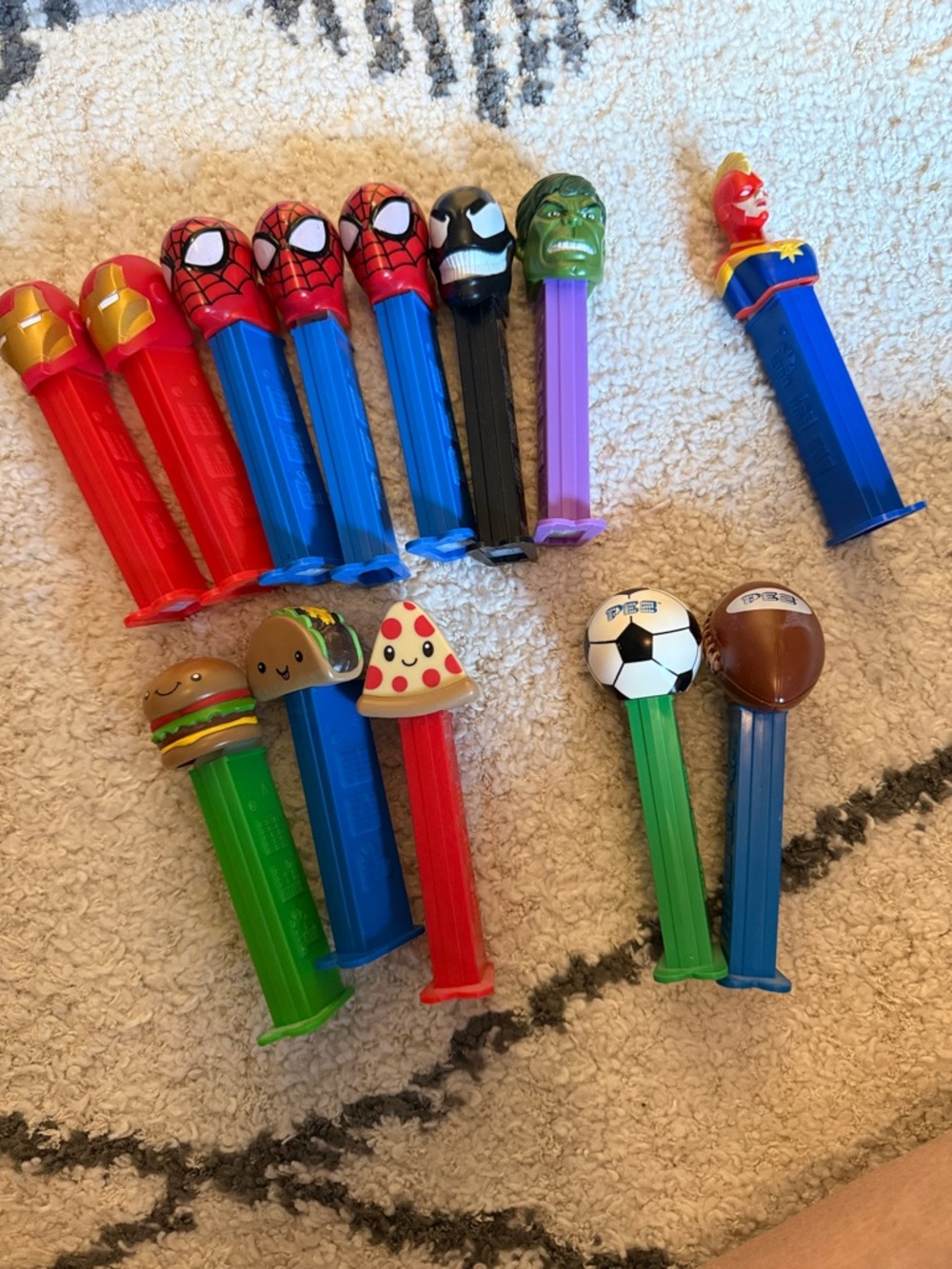 13 PEZ dispensers